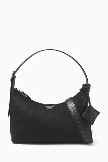 Small Aren Hobo Bag in Canvas