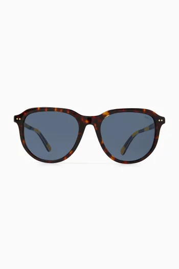 PH D-frame Sunglasses in Plastic