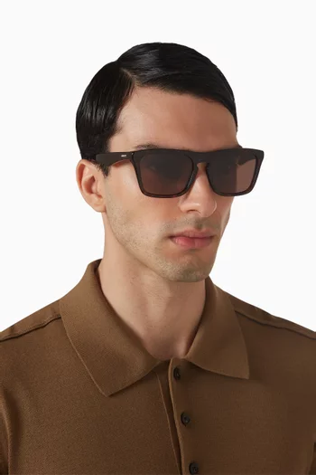 Square Sunglasses in Acetate