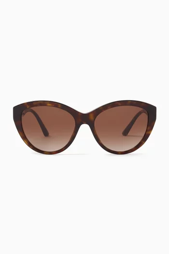 Cat-eye Sunglasses in Acetate