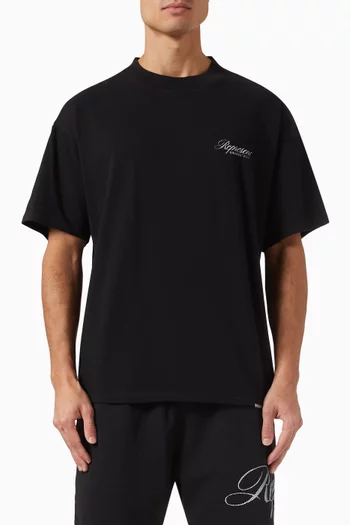 Owners Club Script T-shirt in Cotton-jersey