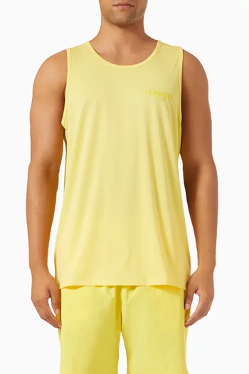 Team 247 Run Vest in Compact Mesh