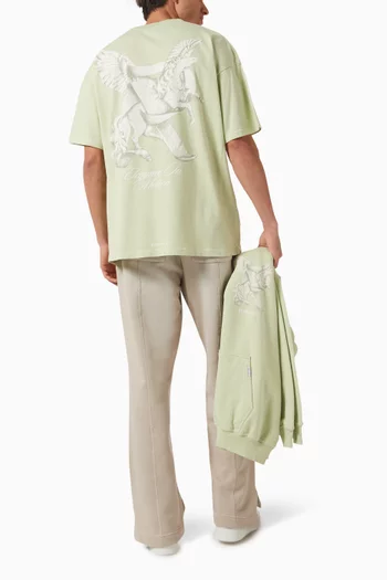 Elegance in Motion T-shirt in Cotton Jersey