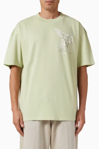 Elegance in Motion T-shirt in Cotton Jersey