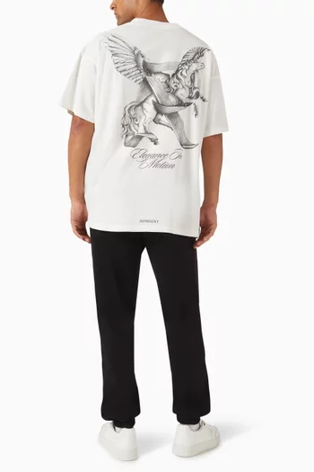 Elegance in Motion T-shirt in Cotton Jersey