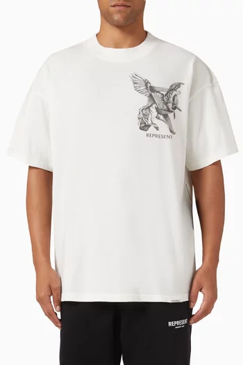 Elegance in Motion T-shirt in Cotton Jersey