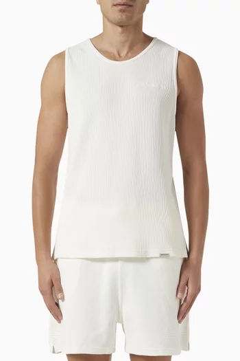 Waffle Vest in Cotton