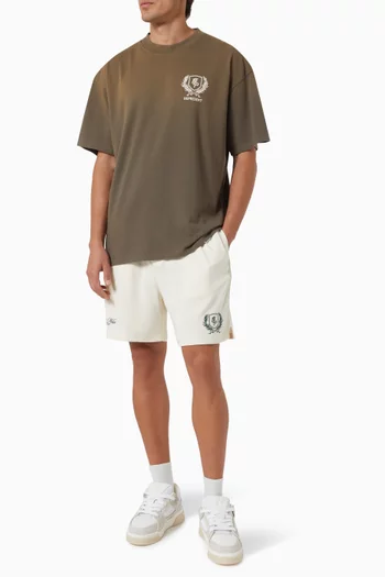 Crest Logo T-shirt in Cotton