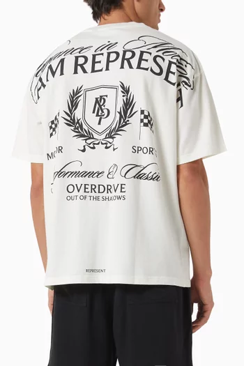 Crest Logo T-shirt in Cotton