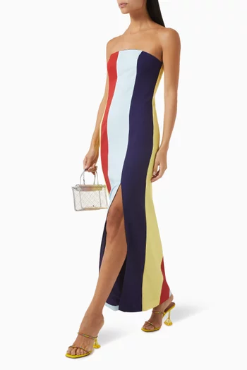Panelled Bandeau Dress