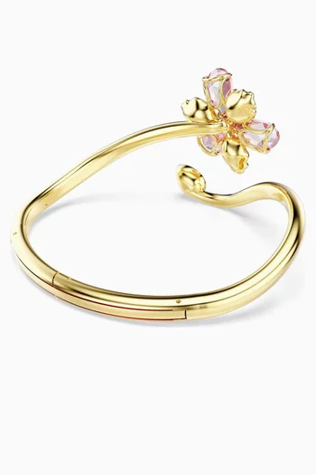 Idyllia Bangle in Gold-tone Metal