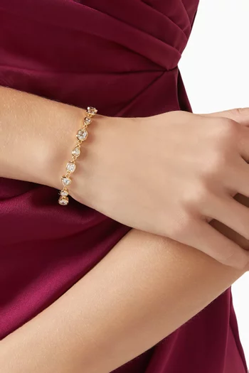 Imber Crystal Bracelet in Gold-tone Metal