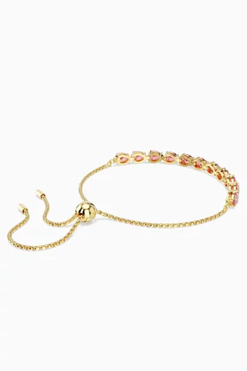 Matrix Pear Bracelet in Gold-plated Metal