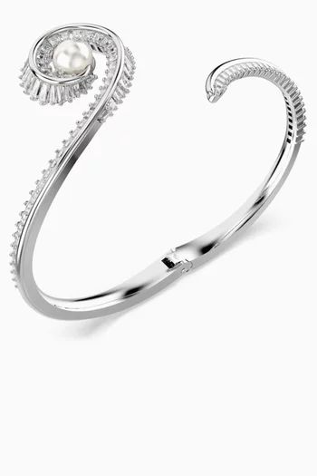 x Ariana Grande Swarovski Bangle in Rhodium-plated Metal