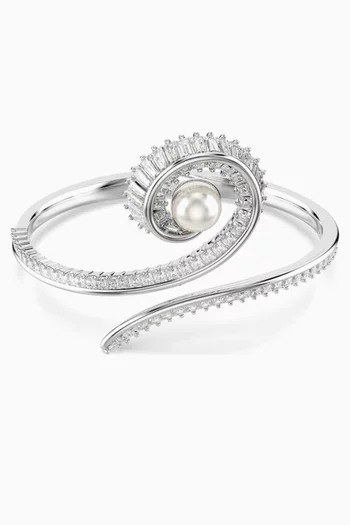 x Ariana Grande Swarovski Bangle in Rhodium-plated Metal