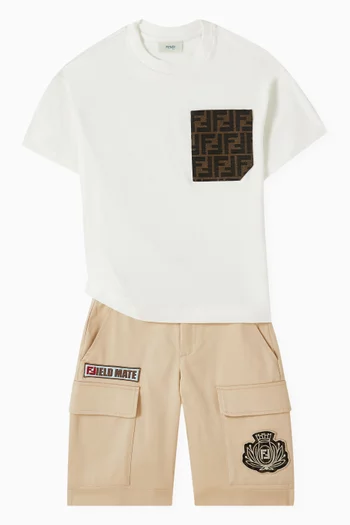 FF Patch T-shirt in Cotton