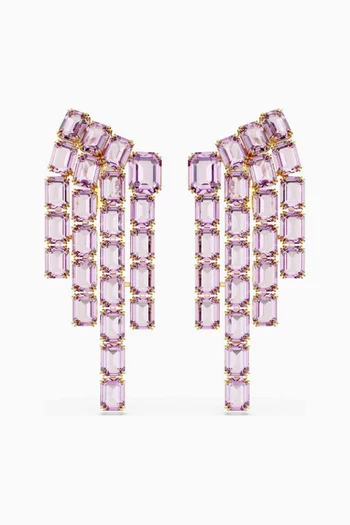 Millenia Clip-on Earrings in Gold-tone Metal