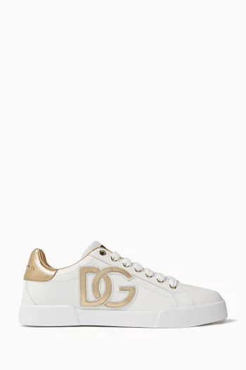 Portofino DG Sneakers in Leather