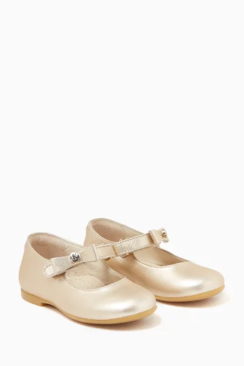 Ballerina Pumps in Leather