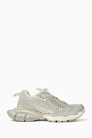 3XL Sneakers in Technical Fishnet & Mesh