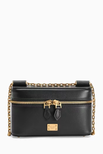Medium Sicily Vanity Bag in Leather