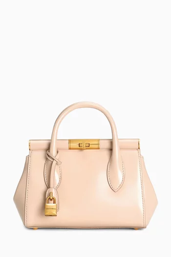 Mini Marlene Top-handle Bag in Calfskin