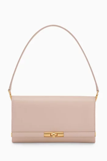 Marlene Wallet Shoulder Bag in Calf Leather