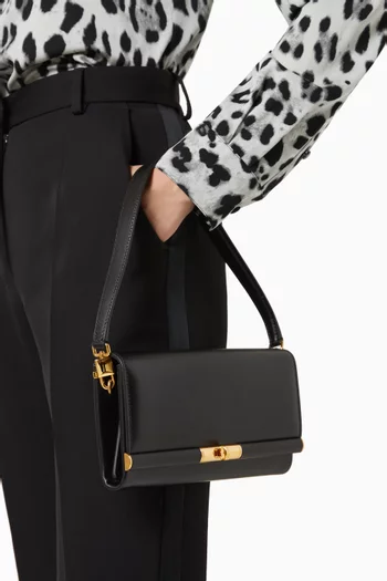 Marlene Wallet Shoulder Bag in Calf Leather