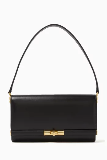 Marlene Wallet Shoulder Bag in Calf Leather