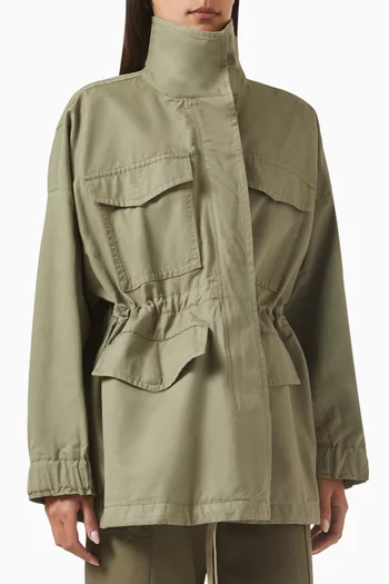 Bastia Jacket in Cotton Canvas