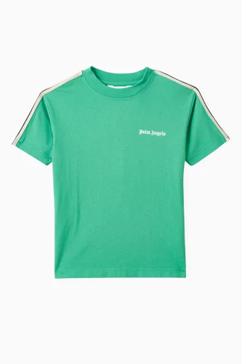 Logo Striped T-shirt in Cotton