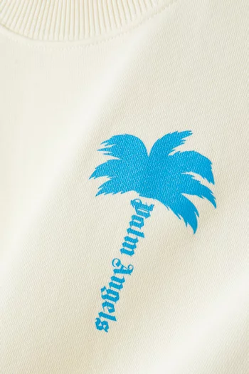 Palm Sweatshirt in cotton