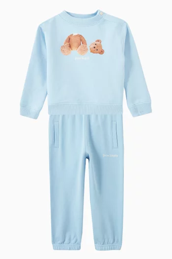 Bear Graphic Sweatshirt in cotton