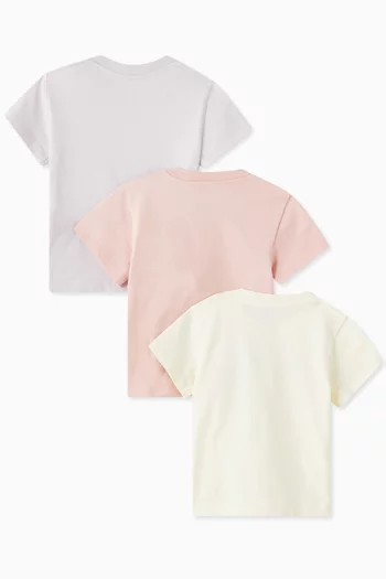 Tri-pack T-shirt Set in Cotton