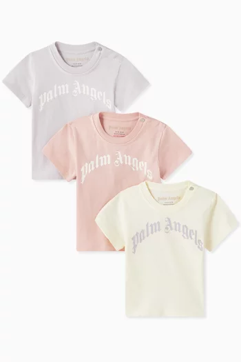 Tri-pack T-shirt Set in Cotton