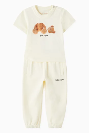 Bear Graphic T-Shirt in Cotton