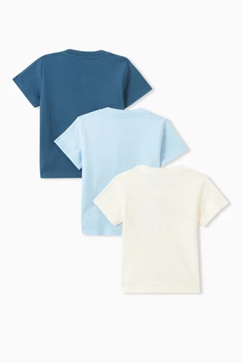 Tri-pack T-shirt Set in Cotton