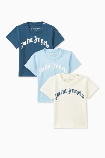 Tri-pack T-shirt Set in Cotton