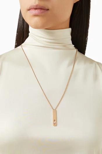 My First Diamond Necklace in 18kt Rose Gold