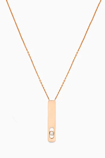 My First Diamond Necklace in 18kt Rose Gold