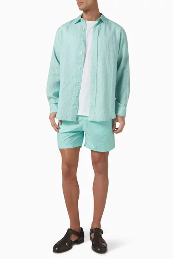 Palm Days Abaco Shirt in Linen