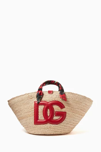 Large Kendra Tote Bag in Raffia