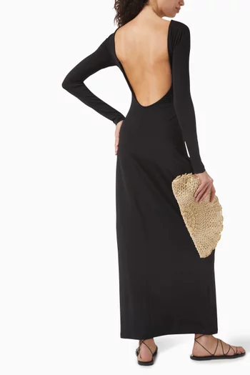 70s Maxi Dress in Jersey