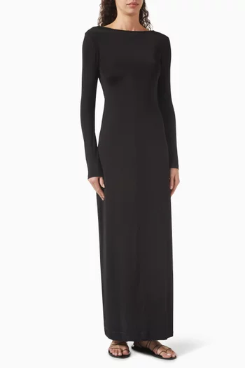 70s Maxi Dress in Jersey