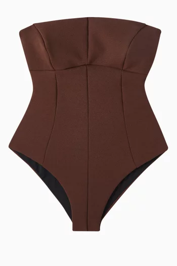 Zoe One-piece Swimsuit in Crepe