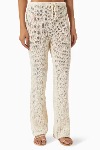 Victoria Knit Pants in Cotton
