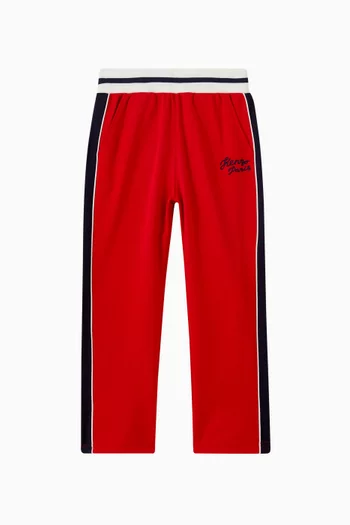 Snake Logo-embroidered Track Pants