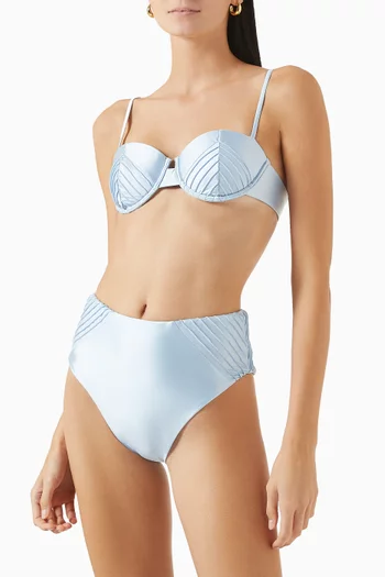 Bruna Bikini Top in Nylon-blend