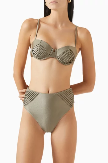 Bruna Bikini Top in Nylon-blend