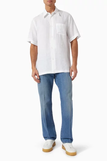 Straight-leg Jeans in Denim